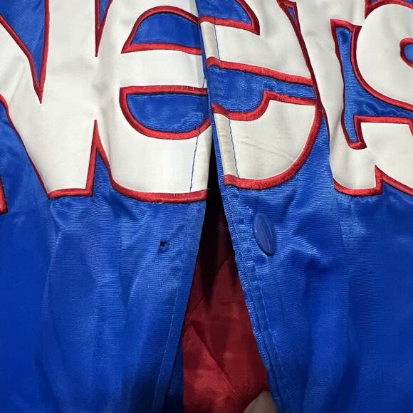 New Jersey Nets Hardwood Classics Satin Jacket Adult XL - Picture 2 of 5